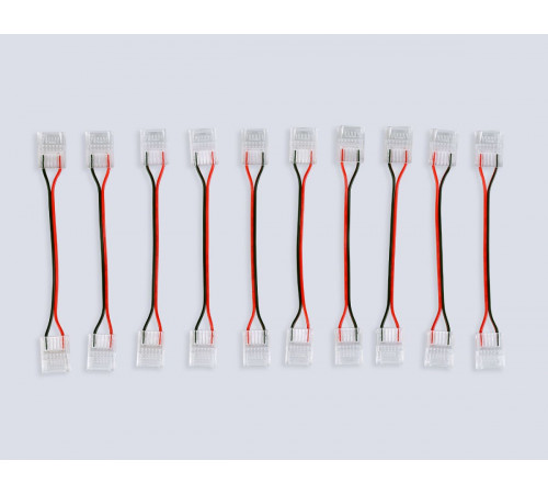 Соединитель гибкий двухсторонний Ambrella Light Illumination COB 12/24V для лент 12mm (2 конт.) (10шт. в комплекте) GS7898