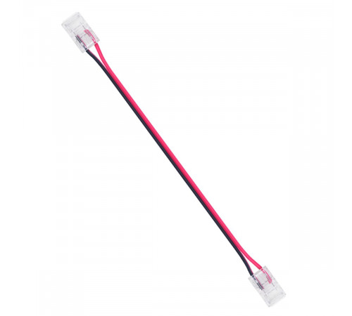 Коннектор прокалывающий 2 pin для гибкого соединения одноцветной LED ленты 8мм, тип SMD, COB длина провода 150мм Apeyron 09-114