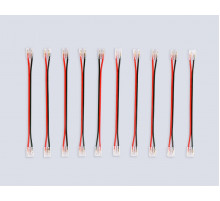Соединитель гибкий двухсторонний Ambrella Light IlluminationCOB 12/24V для лент 8/10mm (2 конт.) (10шт. в комплекте) GS7895