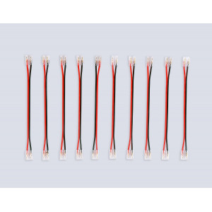 Соединитель гибкий двухсторонний Ambrella Light IlluminationCOB 12/24V для лент 8/10mm (2 конт.) (10шт. в комплекте) GS7895