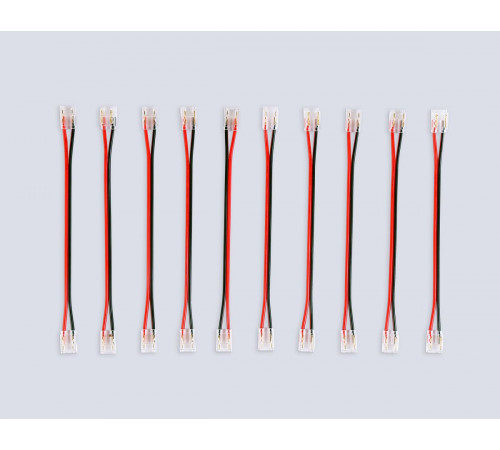 Соединитель гибкий двухсторонний Ambrella Light IlluminationCOB 12/24V для лент 8/10mm (2 конт.) (10шт. в комплекте) GS7895