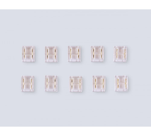 Соединитель прямой Ambrella Light Illumination COB 12/24V для лент 8/10mm (2 конт.) (10шт. в комплекте) GS6361