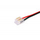 Соединитель гибкий односторонний Ambrella Light Illumination COB 12/24V для лент 8/10mm (2 конт.) (10шт. в комплекте) GS7375