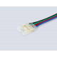 Соединитель гибкий двухсторонний Ambrella Light Illumination COB RGB 12/24V для лент 10mm (4 конт.) (5шт. в комплекте) GS7921