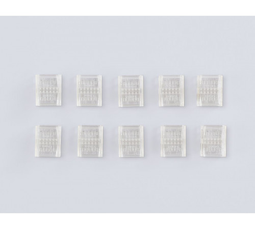 Соединитель прямой Ambrella Light Illumination COB 12/24V для лент 12mm (2 конт.) (10шт. в комплекте) GS6362