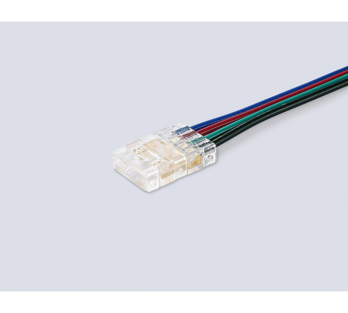 Соединитель гибкий односторонний COB RGB 12/24V для лент 10mm (4 конт.) (5шт. в комплекте) GS7411