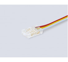 Соединитель гибкий двухсторонний Ambrella Light Illumination COB CCT 12/24V для лент 8mm (3 конт.) (5шт. в комплекте) GS7911