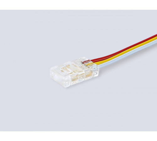 Соединитель гибкий двухсторонний Ambrella Light Illumination COB CCT 12/24V для лент 8mm (3 конт.) (5шт. в комплекте) GS7911