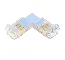 Соединитель угловой 10мм для CCT SMD ленты шириной 8 мм Feron LD172 52003