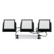 Встраиваемый светильник Uniel ULP-1010-20W/4000K IP54 GRILYATO OPAL BLACK KIT03 UL-00012836