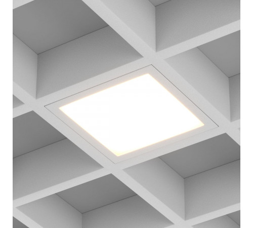 Светильник грильято влагозащищенный Arlight DL-GRIGLIATO-S90x90-12W Day4000 (Белый, 90 deg, 230V) (IP54 Металл) 059847