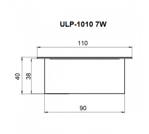 Встраиваемый светильник Uniel ULP-1010-7W/4000K IP54 GRILYATO OPAL BLACK UL-00012838 Встраиваемый светильник Uniel ULP-1010-7W/4000K IP54 GRILYATO OPAL BLACK UL-00012838