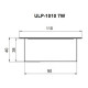 Встраиваемый светильник Uniel ULP-1010-7W/4000K IP54 GRILYATO OPAL BLACK UL-00012838