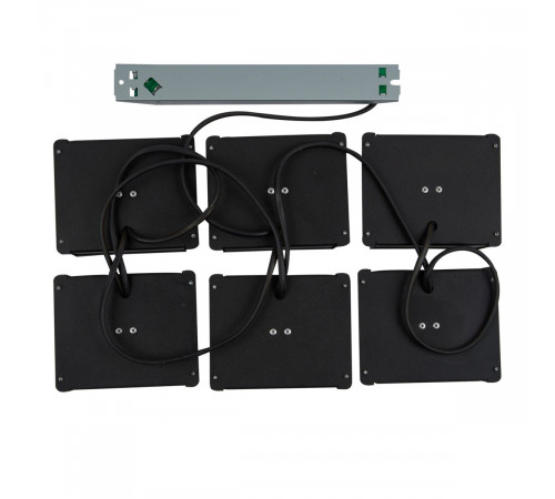 Встраиваемый светильник Uniel ULP-1010-42W/4000K IP54 GRILYATO OPAL BLACK KIT06 UL-00012834