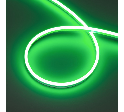 Светодиодная лента герметичная Arlight HALO-SIDE-A168-6x13mm 24V Green (10 W/m, IP67, 2835, 5m) (Силикон) 061566