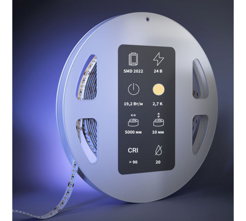 Светодиодная лента Maytoni Led Strip 24В 2022 19,2Вт/м 2700К 5м IP 20 201270