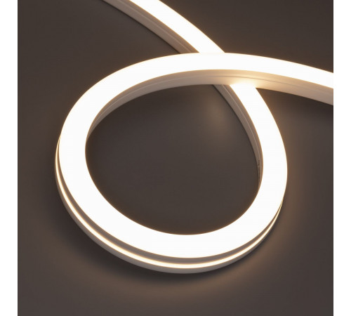 Светодиодная лента герметичная Arlight MOONLIGHT-PRO-SIDE-X320-20x20mm 48V Warm3000 (10 W/m, IP67, 30m, wire x2) (Вывод боковой) 057648