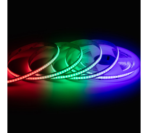 Светодиодная лента Apeyron 24В COB 14Вт/м RGB 5м IP20 00-493