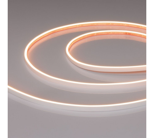 Светодиодная лента герметичная Arlight VELA-M240-2.5x6mm 24V Warm3000 (5 W/m, IP65, 5m) 053268
