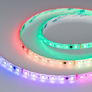 Светодиодная лента герметичная Arlight DMX-SE-B60-10mm 24V RGB-PX6 (14 W/m, IP65, 5m) 039607(1)