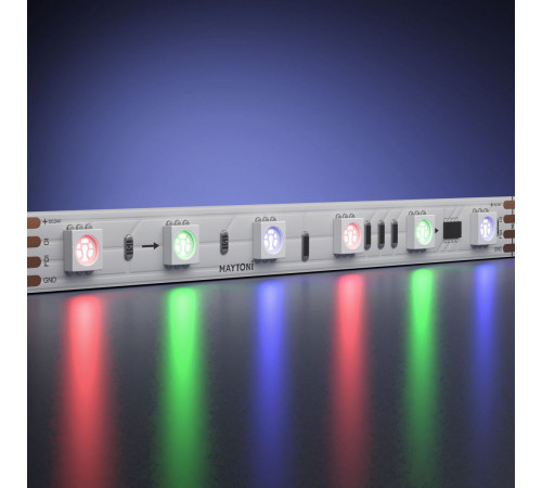 Светодиодная лента Maytoni Led Strip 24В 5050 14,4Вт/м RGB 5м IP20 201246 Светодиодная лента Maytoni Led Strip 24В 5050 14,4Вт/м RGB 5м IP20 201246