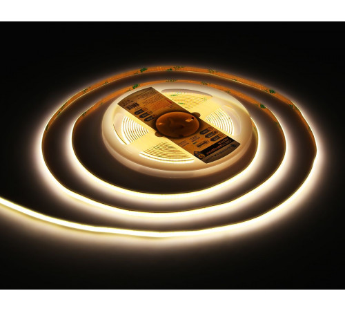 Светодиодная лента Ambrella Light Illumination COB 400Led/10W m/ 24V IP20 4500K/ 5m*5mm*2.1mm (2 конт.) GS4612