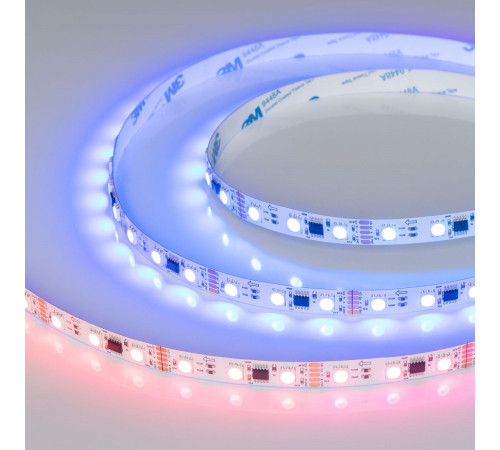 Светодиодная лента Arlight DMX-B60-10mm 12V RGB-PX3 (14 W/m, IP20, 5m)  039174(1)