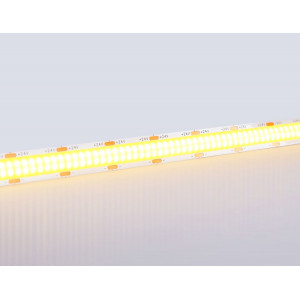 Светодиодная лента Ambrella Light Illumination COB 616Led/19W m/ 24V IP20 3000K/ 5m*12mm*2mm (2 конт.) GS4801