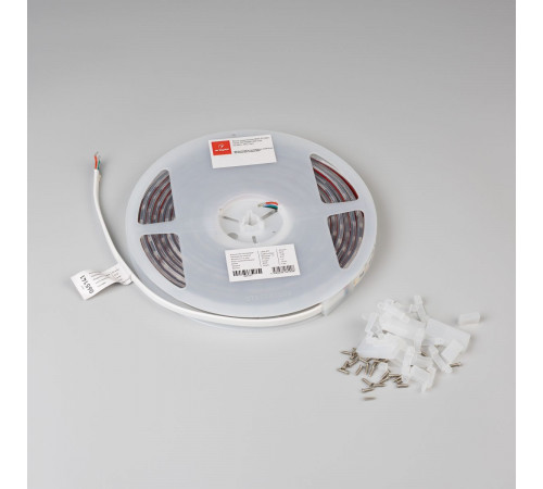 Светодиодная лента герметичная Arlight DMX-PS-B60-14mm 24V RGBW-MIX-PX6 (15 W/m, IP67, 5m) 065141