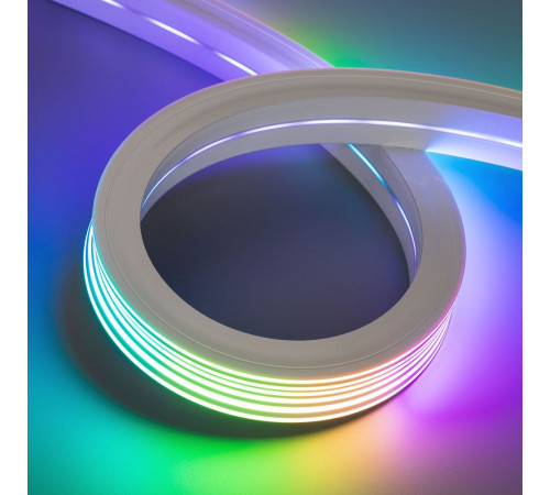 Светодиодная герметичная лента Arlight SPI STARDUST-TOP-B60-30x20mm 12V RGB (12 W/m, IP65, 5m, wire x1) 042134