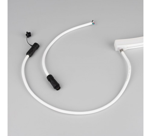 Светодиодная лента герметичная Arlight MOONLIGHT-PRO-SIDE-X336-20x20mm 24V RGBW-Warm (12 W/m, IP67, 10m, wire x2) (Вывод боковой) 054986