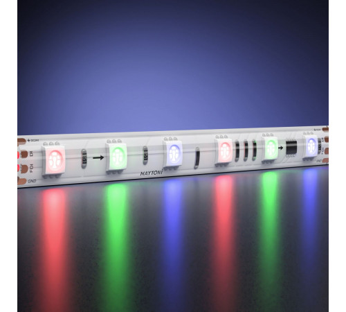 Светодиодная лента Maytoni Led Strip 24В 5050 14,4Вт/м RGB 5м IP65 201247 Светодиодная лента Maytoni Led Strip 24В 5050 14,4Вт/м RGB 5м IP65 201247