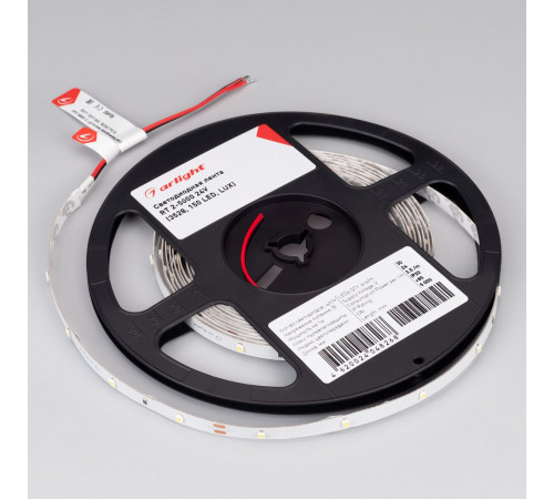 Светодиодная лента Arlight RT-A30-8mm 24V Cool 8K (2.9 W/m, IP20, 2835, 5m) (2.9 Вт/м, IP20) 019916(2)