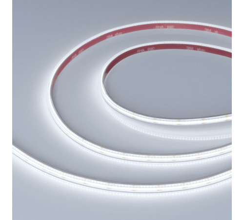 Светодиодная лента герметичная Arlight COB-PS-X400-7mm 24V White6000 (7.2 W/m, IP67, 5m) 041698(1)