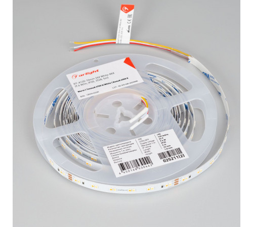 Светодиодная лента Arlight UL-A120-10mm 24V White-MIX (9.6 W/m, IP20, 5m) (Изменяемая ЦТ) 025211(3)