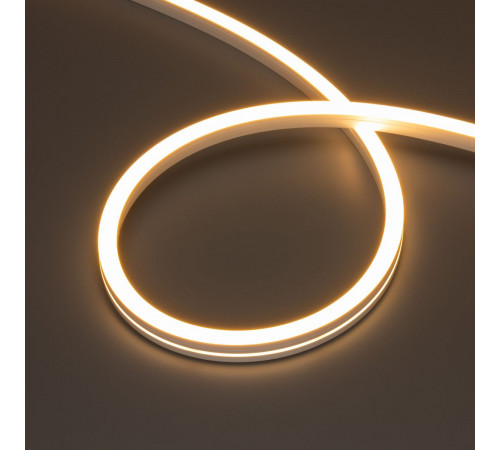 Светодиодная лента герметичная Arlight MOONLIGHT-PRO-SIDE-X336-12x17mm 24V RGBW-Warm (12 W/m, IP67, 10m, wire x2) (Вывод боковой) 055319