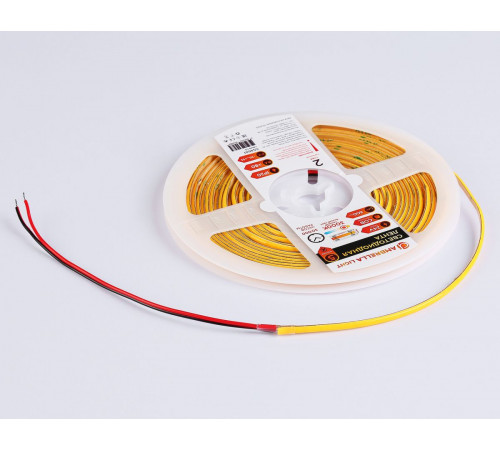 Светодиодная лента Ambrella Light Illumination COB 384Led/ 7W m/ 24V IP20 3000K/ 5m*3mm*2mm (2 конт.) GS4601