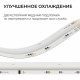 Светодиодная лента Apeyron SPI (бегущая волна) 24В 14,4Вт/м COB, 840д/м 725лм/м RGBW CRI90+ IP20 5м 00-460