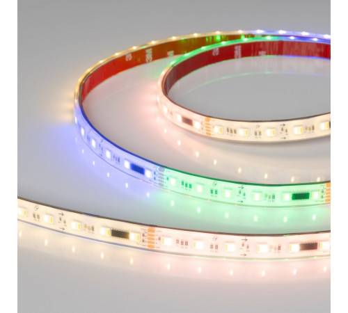 Светодиодная лента герметичная Arlight DMX-PS-B60-14mm 24V RGBW-MIX-PX6 (15 W/m, IP67, 5m) 065141