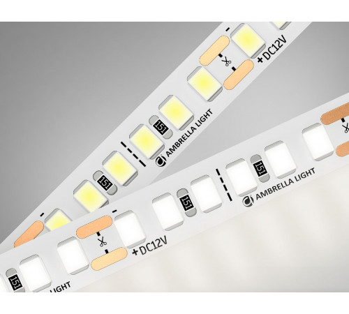 Светодиодная лента Ambrella Light Led Strip 12V Illumination 2835 14,4Вт/м 4500K 5м IP20 GS1312 Светодиодная лента Ambrella Light Led Strip 12V Illumination 2835 14,4Вт/м 4500K 5м IP20 GS1312