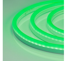 Светодиодная герметичная лента Arlight WAVE-SIDE-A120-12x25mm 230V Green (12 W/m, IP67, 50m, wire x2) 051944