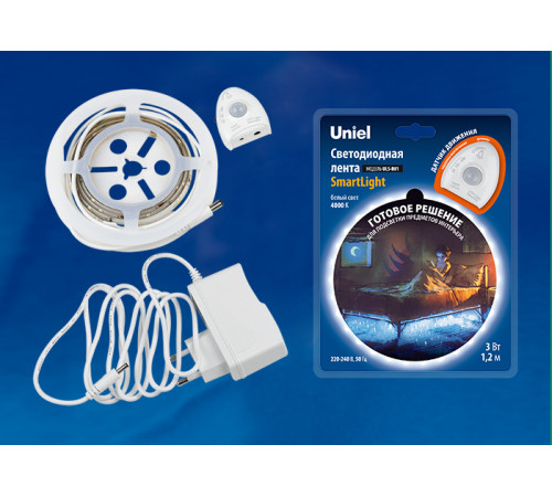 Светодиодная лента Uniel ULS-R01-3W/4000K/1,2M/DIM SENSOR Smart Light блистер