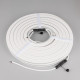 Светодиодная лента герметичная Arlight MOONLIGHT-PRO-TOP-X336-20x20mm 24V RGBW-Warm (12 W/m, IP67, 10m, wire x2) (Вывод боковой) 054988