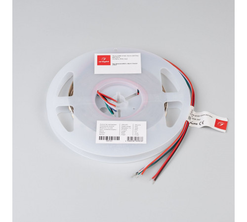 Светодиодная лента Arlight DMX-A140-12mm 24V Day-MIX-PX14 (14 W/m, IP20, 5m) (Изменяемая ЦТ) 065143