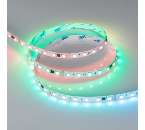 Светодиодная лента Arlight DMX-B60-10mm 24V RGB-PX6 (14 W/m, IP20, 5m)  039183(1)