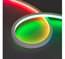 Светодиодная герметичная лента Arlight SPI-WAVE-TOP-G200-18x15mm 24V RGB PX2 (26 W/m, IP54, 5m, wire x1) 052418