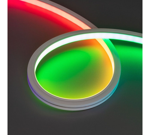 Светодиодная герметичная лента Arlight SPI-WAVE-TOP-G200-18x15mm 24V RGB PX2 (26 W/m, IP54, 5m, wire x1) 052418