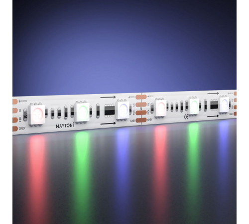 Светодиодная лента Maytoni Led Strip 12В 5050 14,4Вт/м RGB 5м IP67 201244 Светодиодная лента Maytoni Led Strip 12В 5050 14,4Вт/м RGB 5м IP67 201244