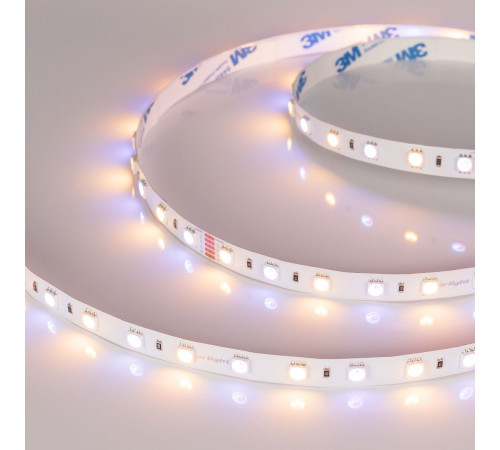 Светодиодная лента Arlight RT-B60-10mm 24V RGBW-Warm (14.4 W/m, IP20, 5m) (Открытый) 018327(3)