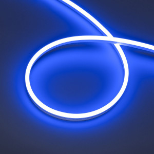 Светодиодная лента герметичная Arlight HALO-SIDE-A168-6x13mm 24V Blue (10 W/m, IP67, 2835, 5m) (Силикон) 061561